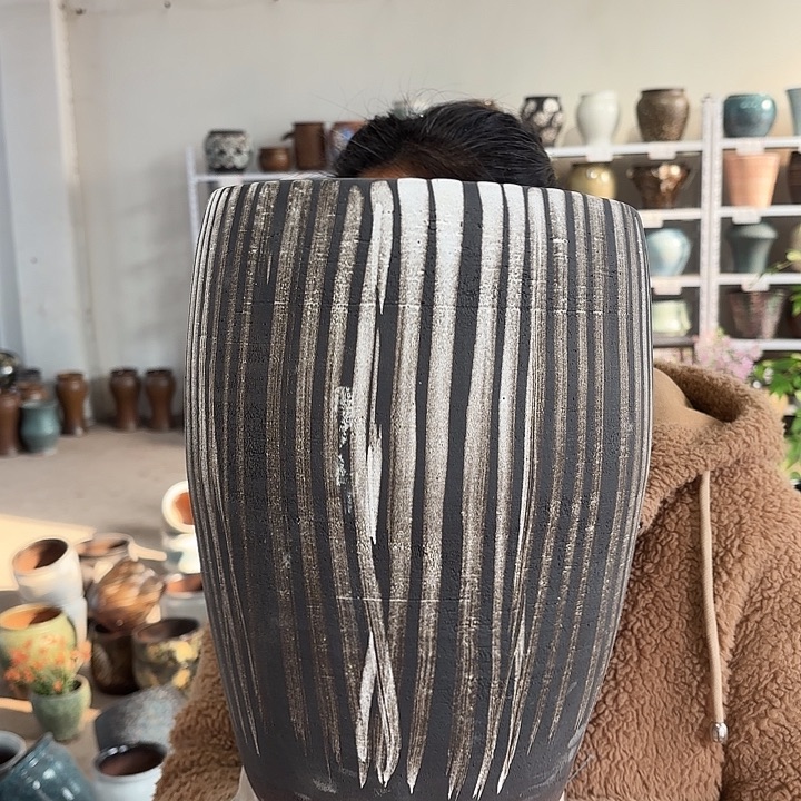 正品高33口23花盆