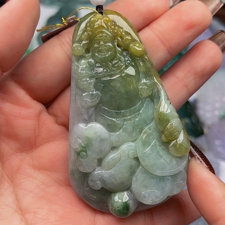 翡翠未镶嵌颈饰挂件