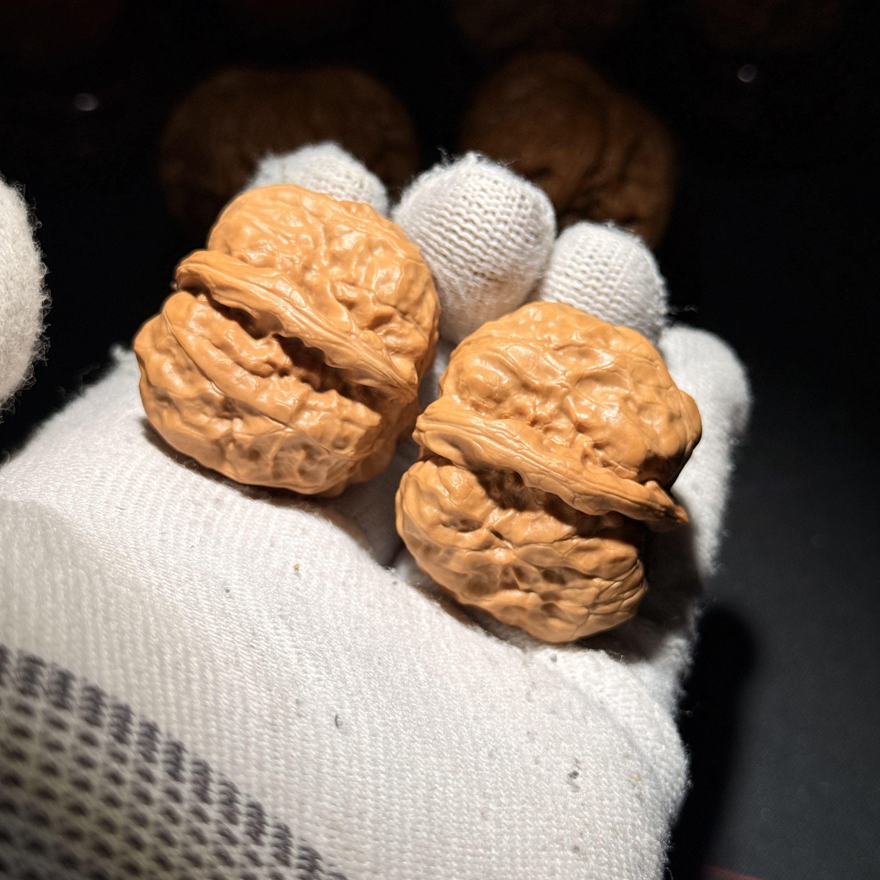 843金蟾蛤蟆头打底款款丑蛙文玩核桃尺寸:边35肚36高33