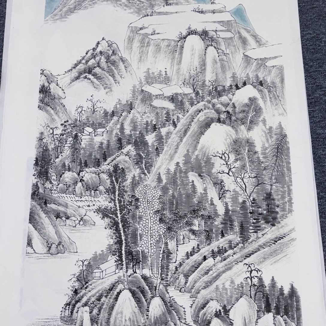 国画绘画于老师作品140.70