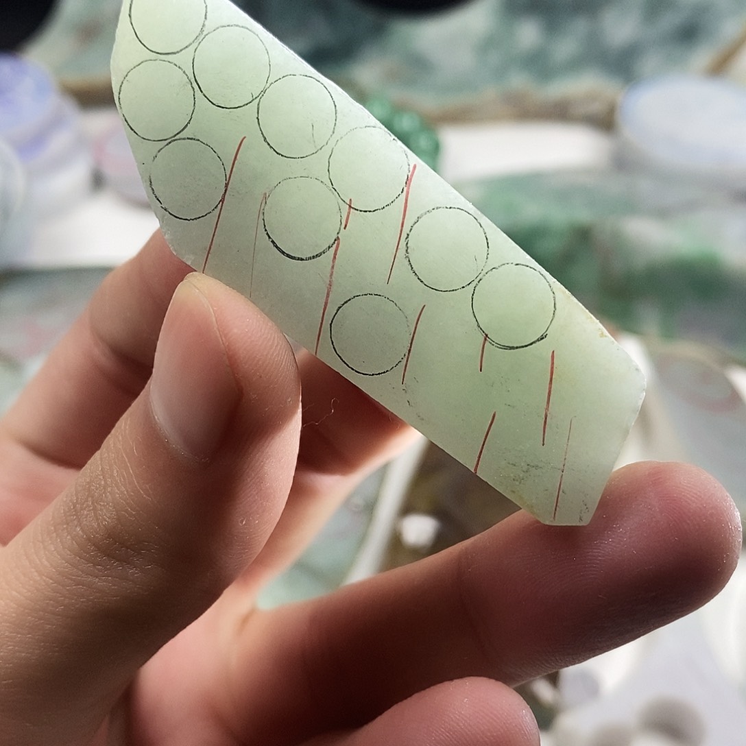 翡翠散珠天然缅甸翡翠a货23