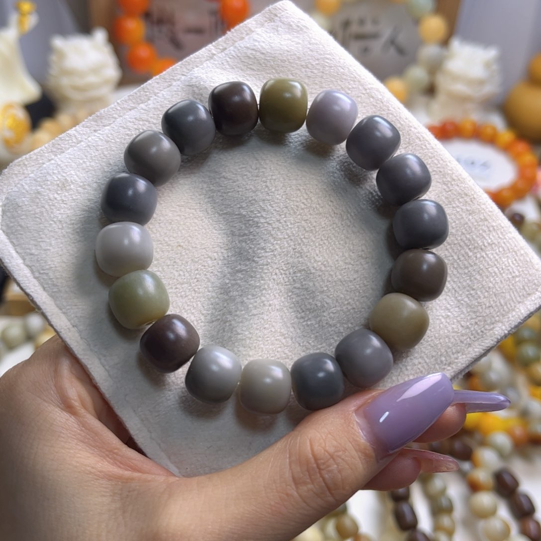 菩提根/象牙果手串干磨12