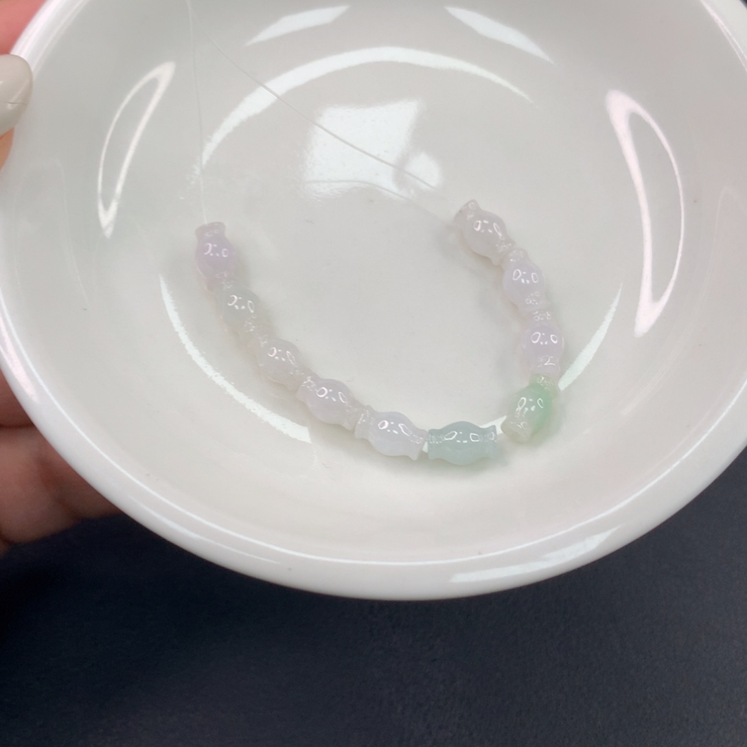 翡翠散珠翡翠散珠DIY手串多样性自发