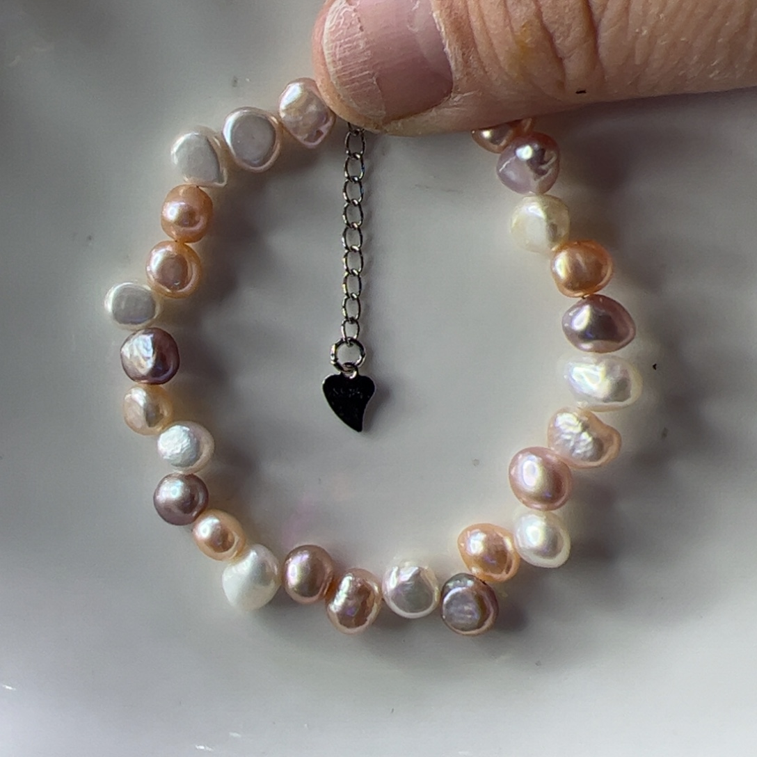 手绳合金淡水珍珠