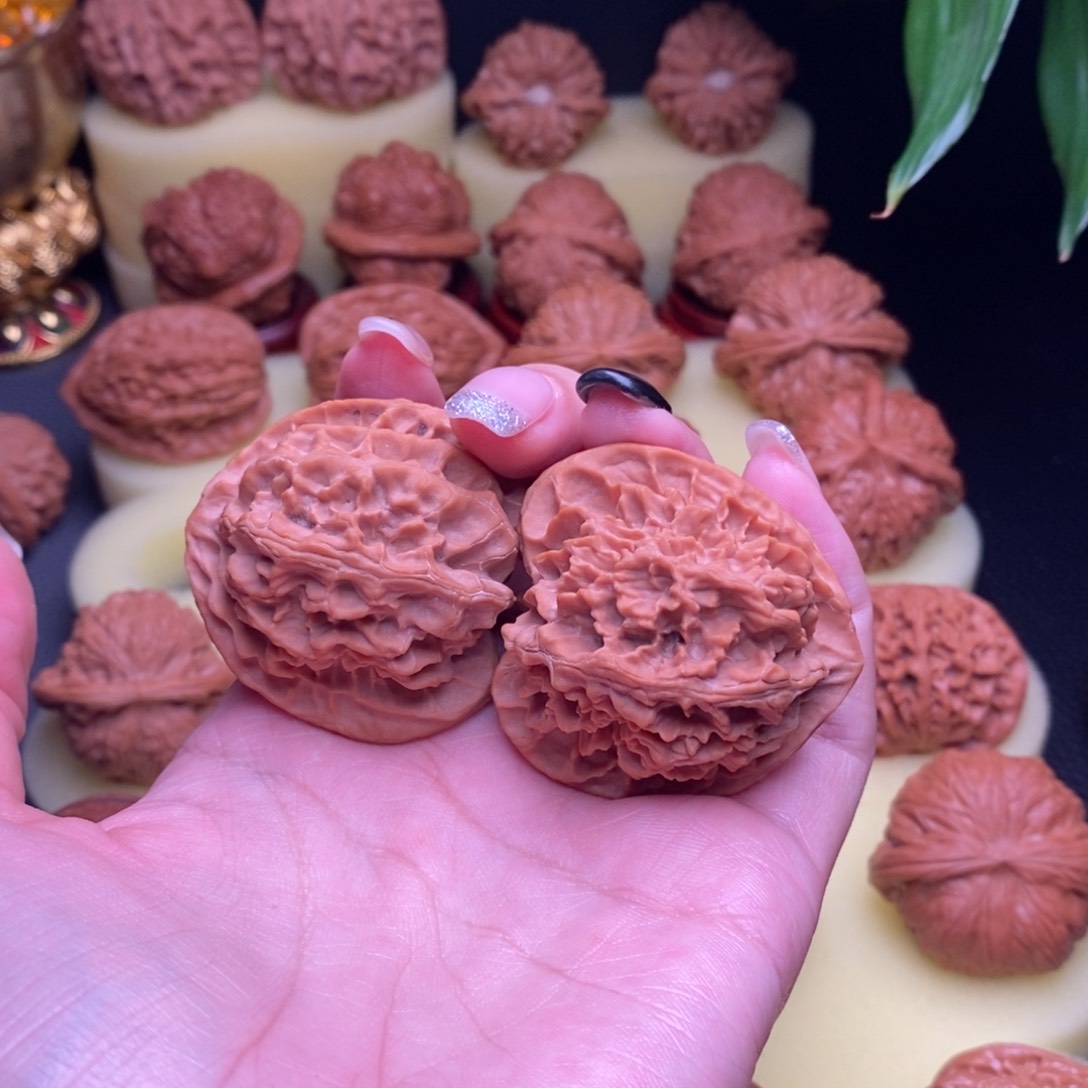 把件文玩核桃一***風苹果园41尺白茬精配