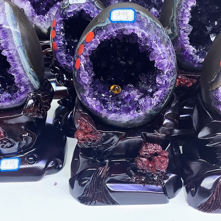 紫晶摆件未镶嵌莹