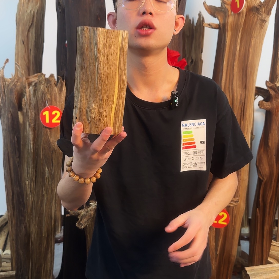 沉香摆件天然沉香原木摆件➕底座