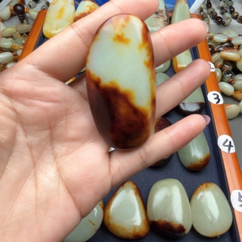 和田玉颈饰未镶嵌用****8