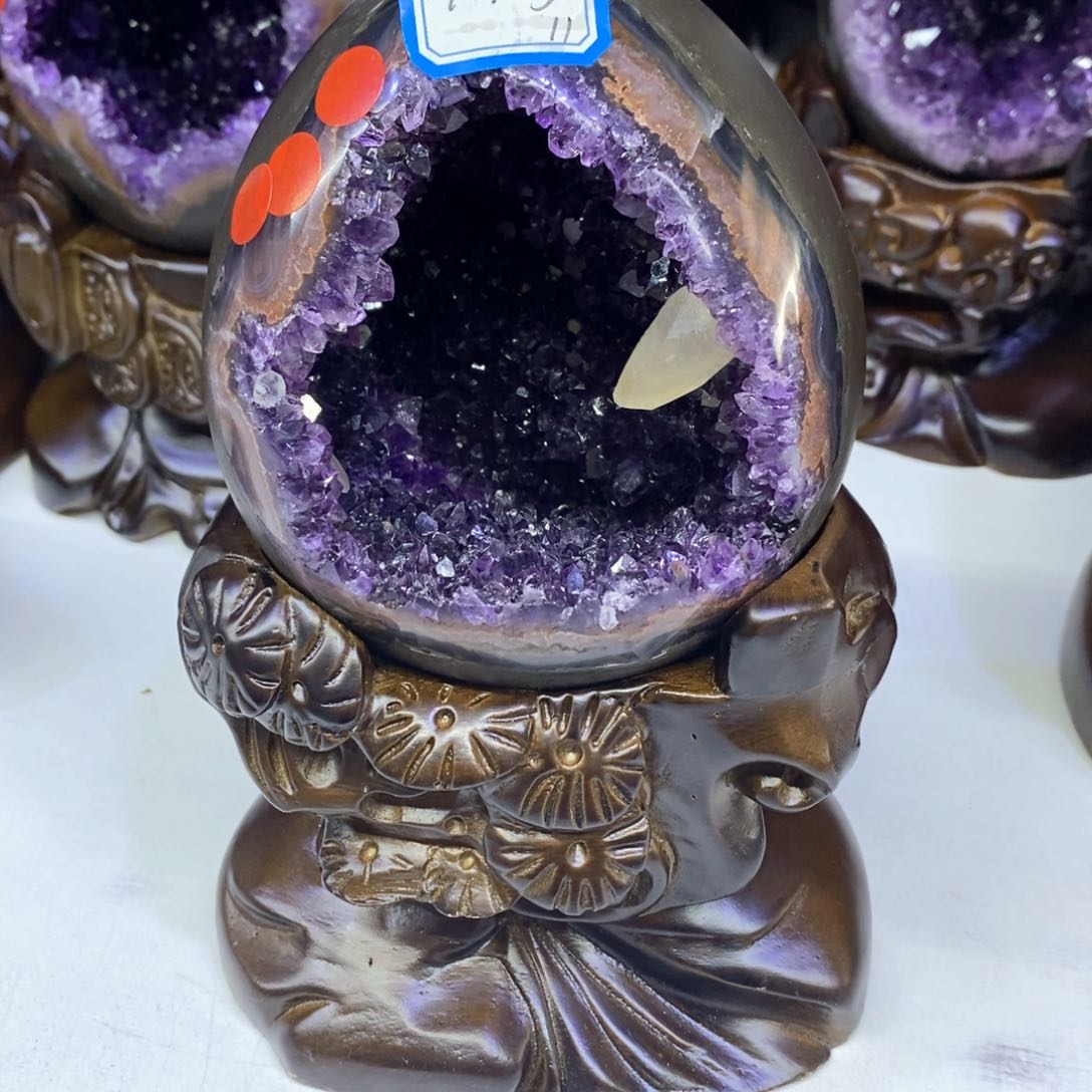 紫晶摆件未镶嵌莹