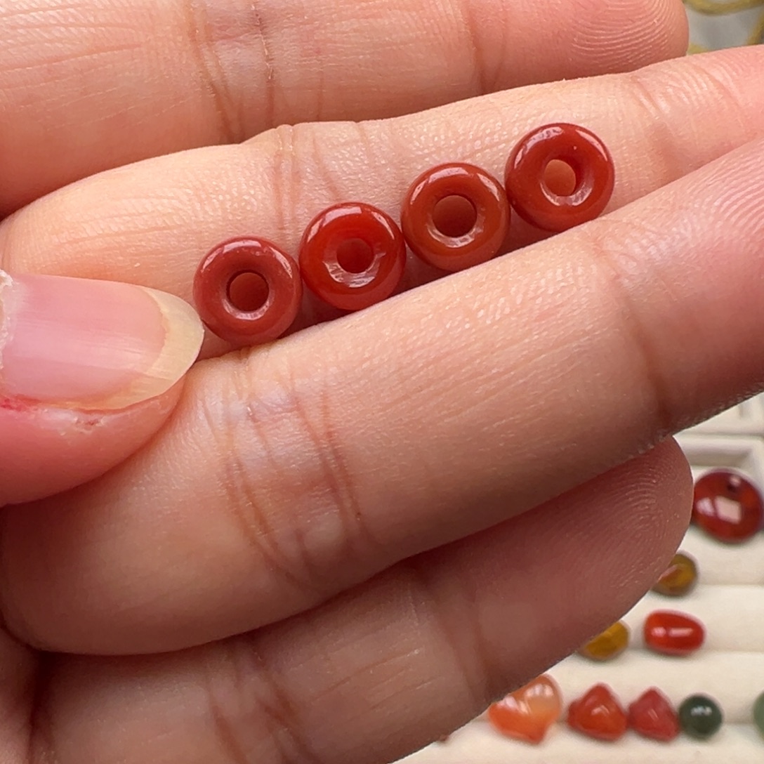 南红玛瑙未镶嵌吊坠(不含链)