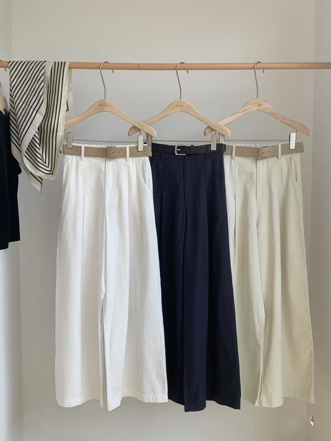 洛/长裤休闲裤简约百搭气质风