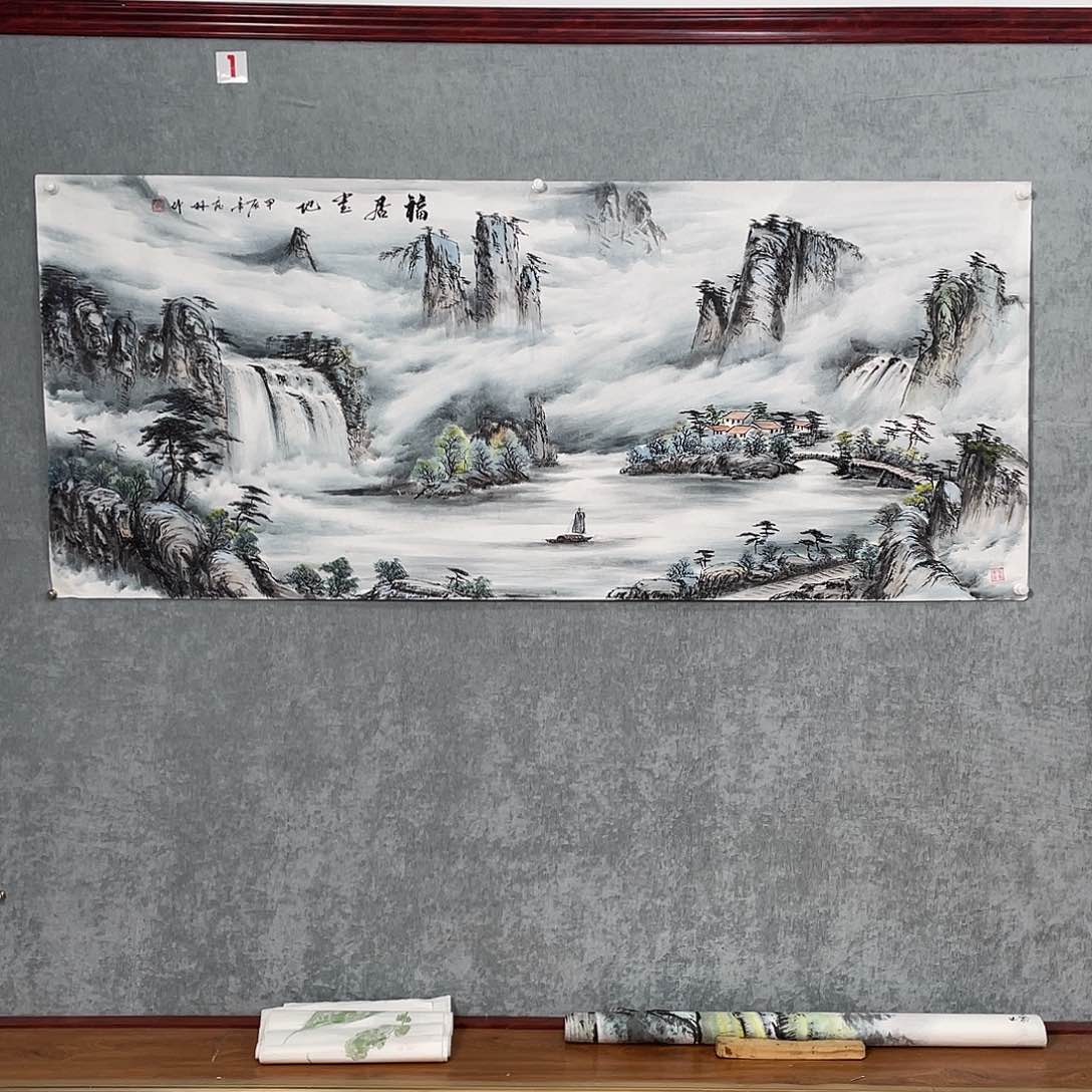 国画鸭*绘画作者庞林