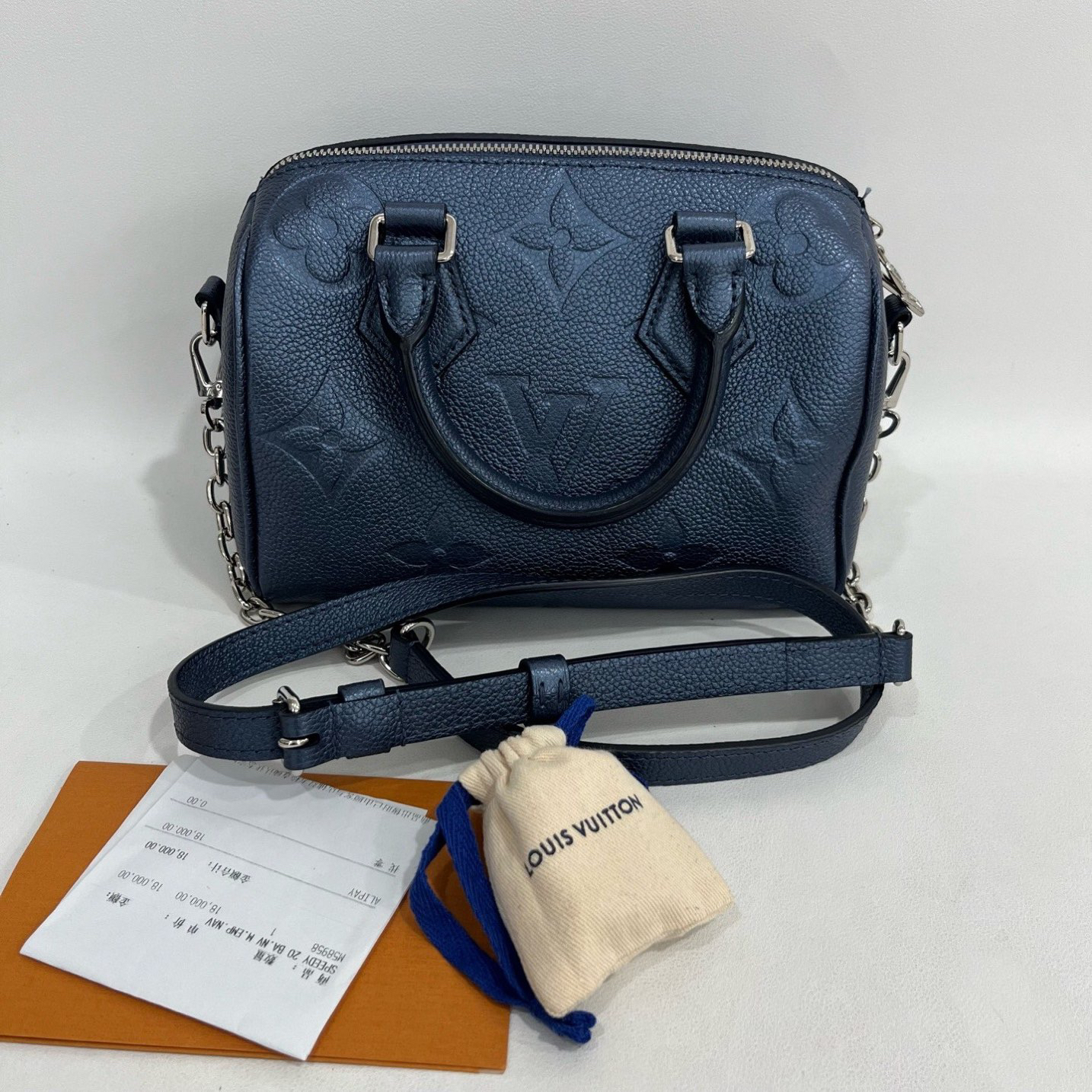 95新 LouisVuitton/路易威登 捐金沉珠/speedy20单肩