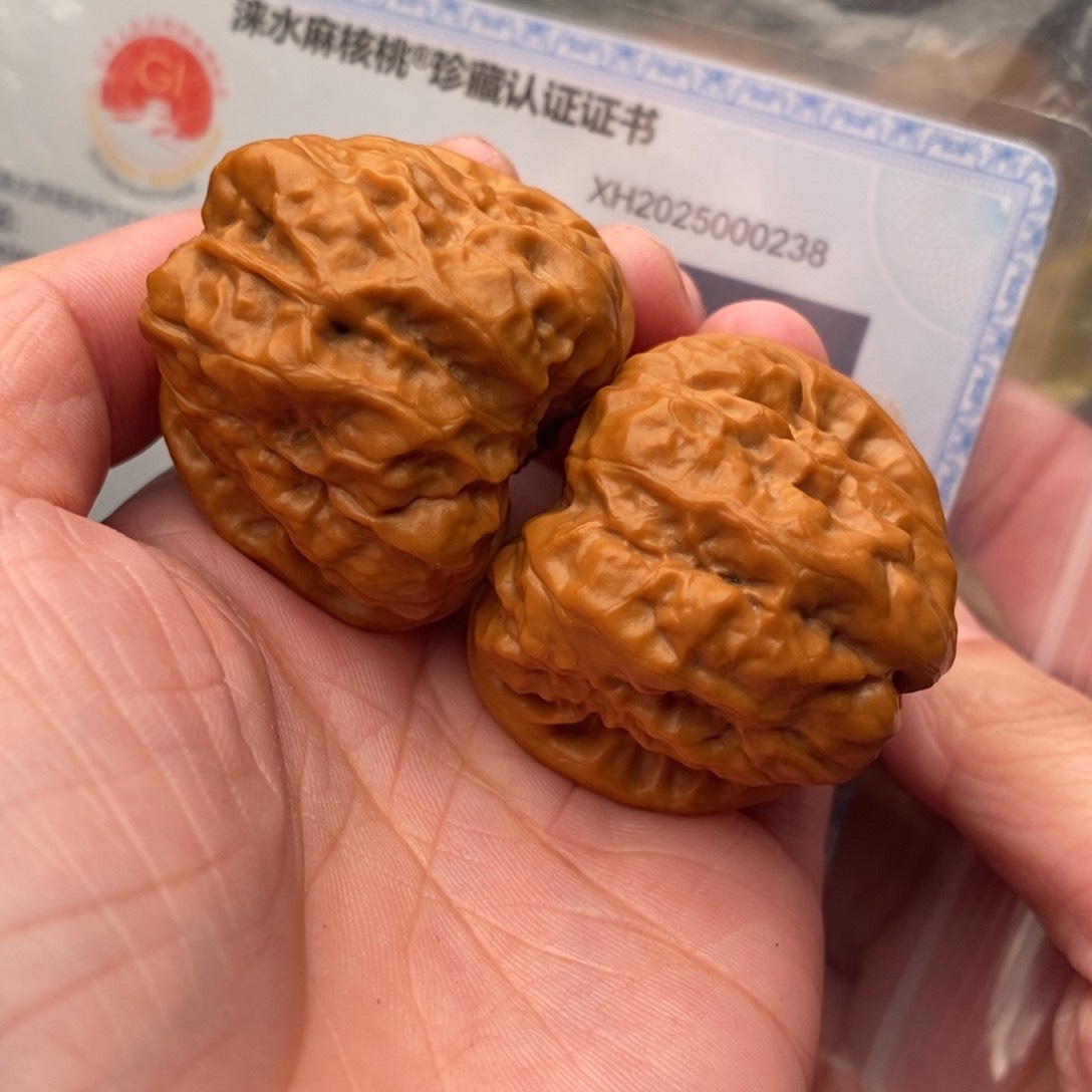 文玩核桃把件开背蛙40