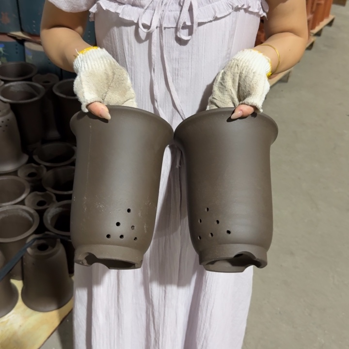 紫砂紫砂花盆破损补发