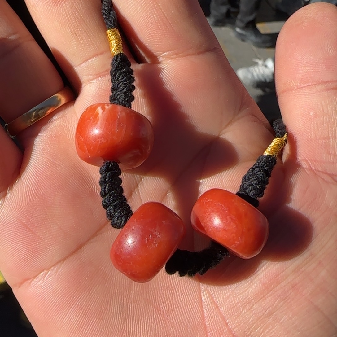 南红玛瑙未镶嵌颈饰