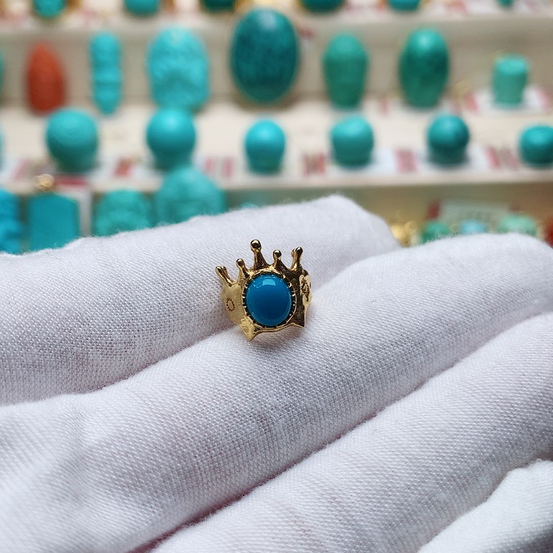 绿松石珠宝奇石未镶嵌