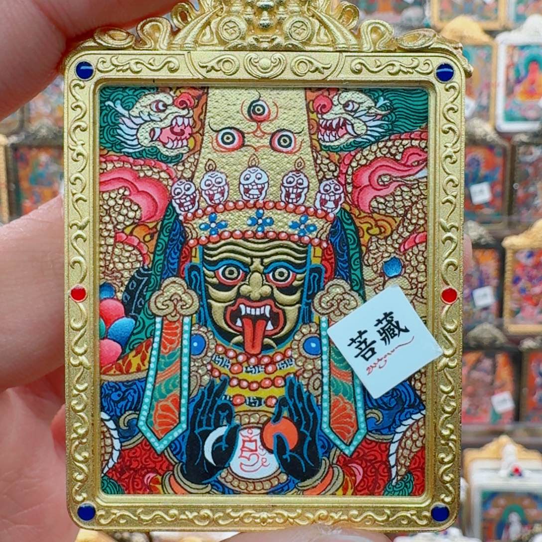 M****吊坠扎基拉姆 傲尖 热贡纯手绘