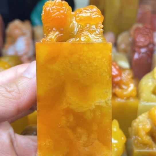 老挝石质地細膩光滑篆刻写字刀感十足