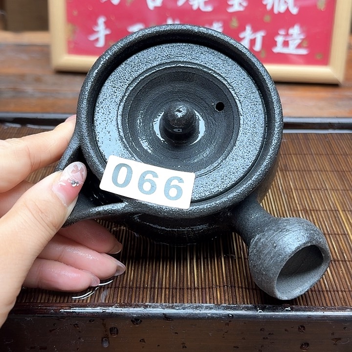 纯手工制作粗陶茶具