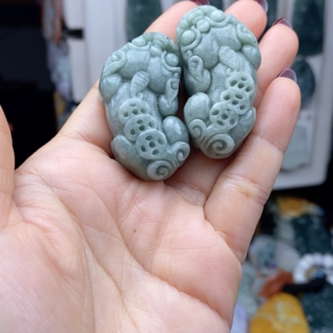 翡翠颈饰未镶嵌翡翠