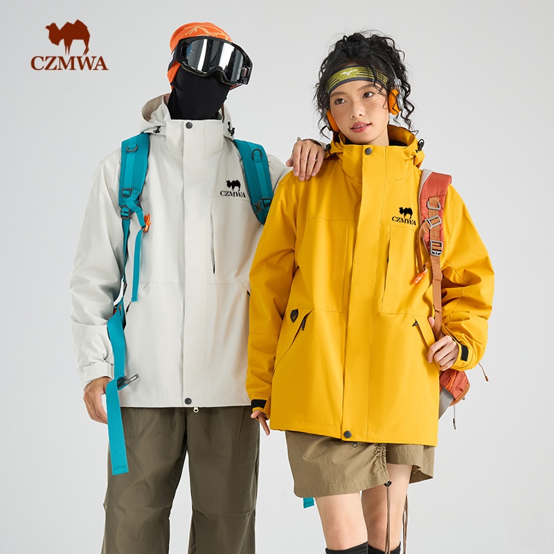 【拍一发三】骆驼骑师雨舞冲锋衣男女三合一防水防风登山服外套三防