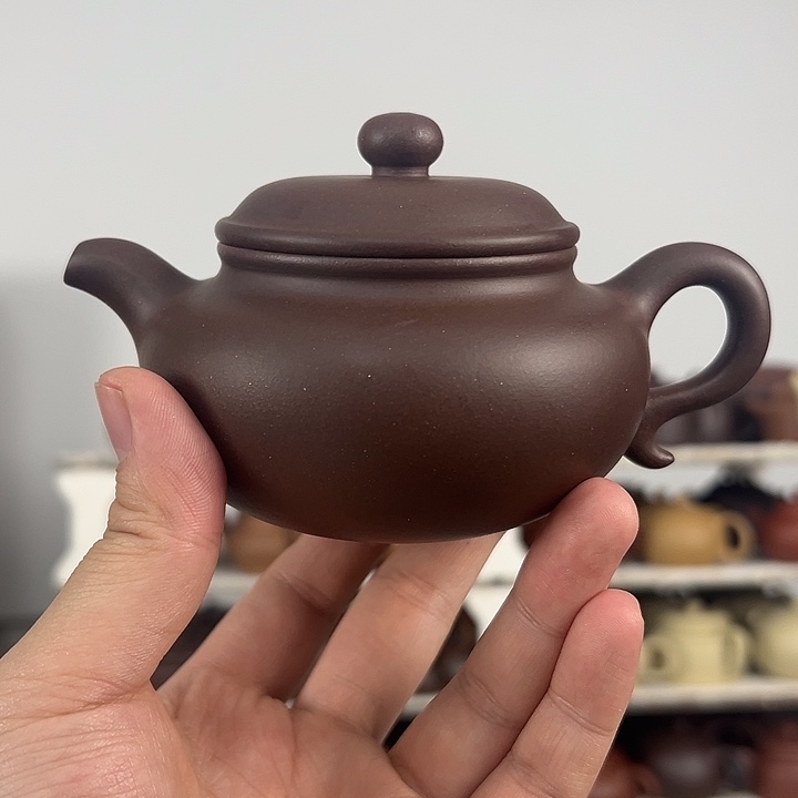 紫砂茶壶60目紫泥仿古