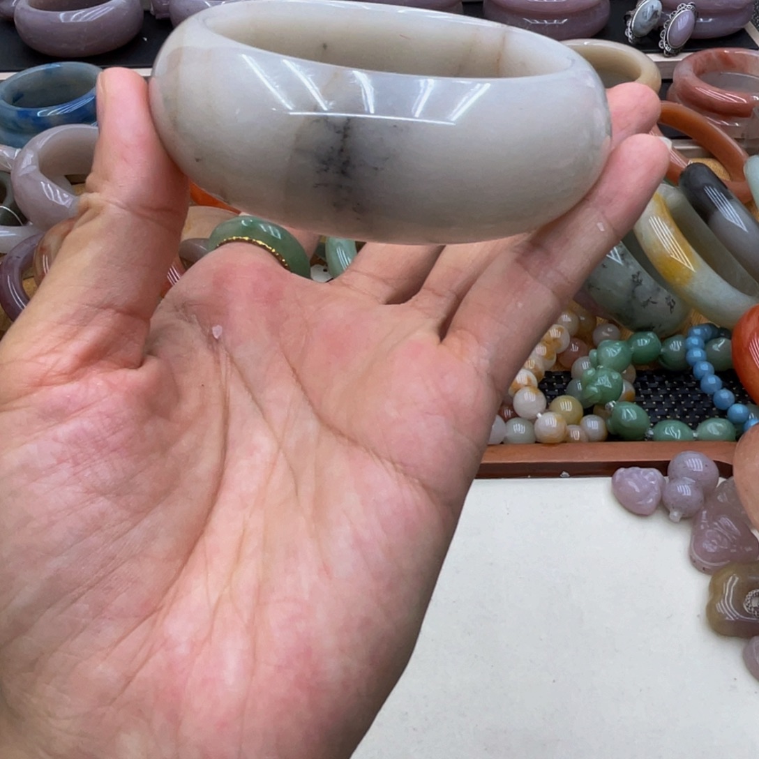 石英质玉圈口60未镶嵌