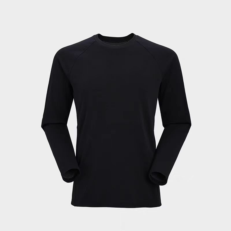 192-25款冬季内磨毛弹力打底衫，内搭，男女刺绣，锦纶速干抗菌面料