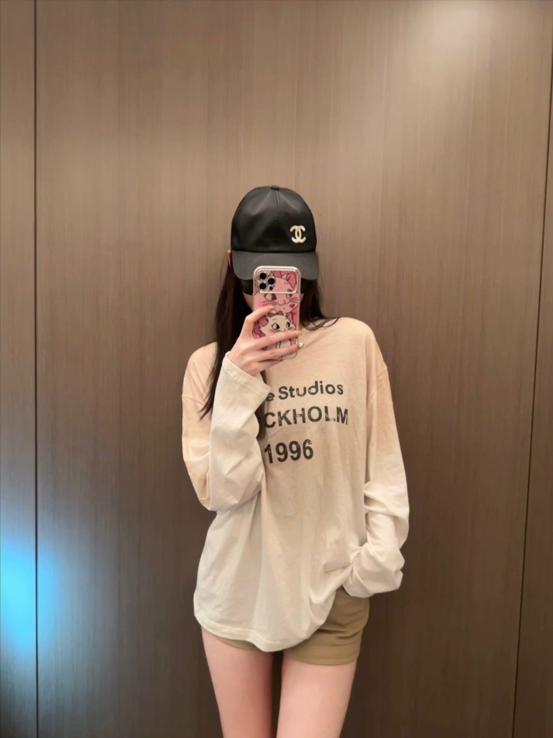 SS24A*n1996脏脏T长袖做旧t恤宽松情侣百搭简约