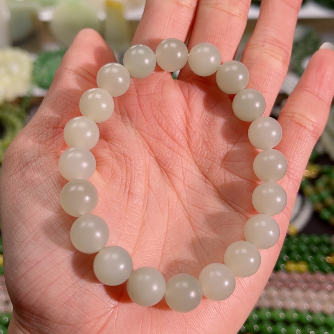 和田玉手链未镶嵌