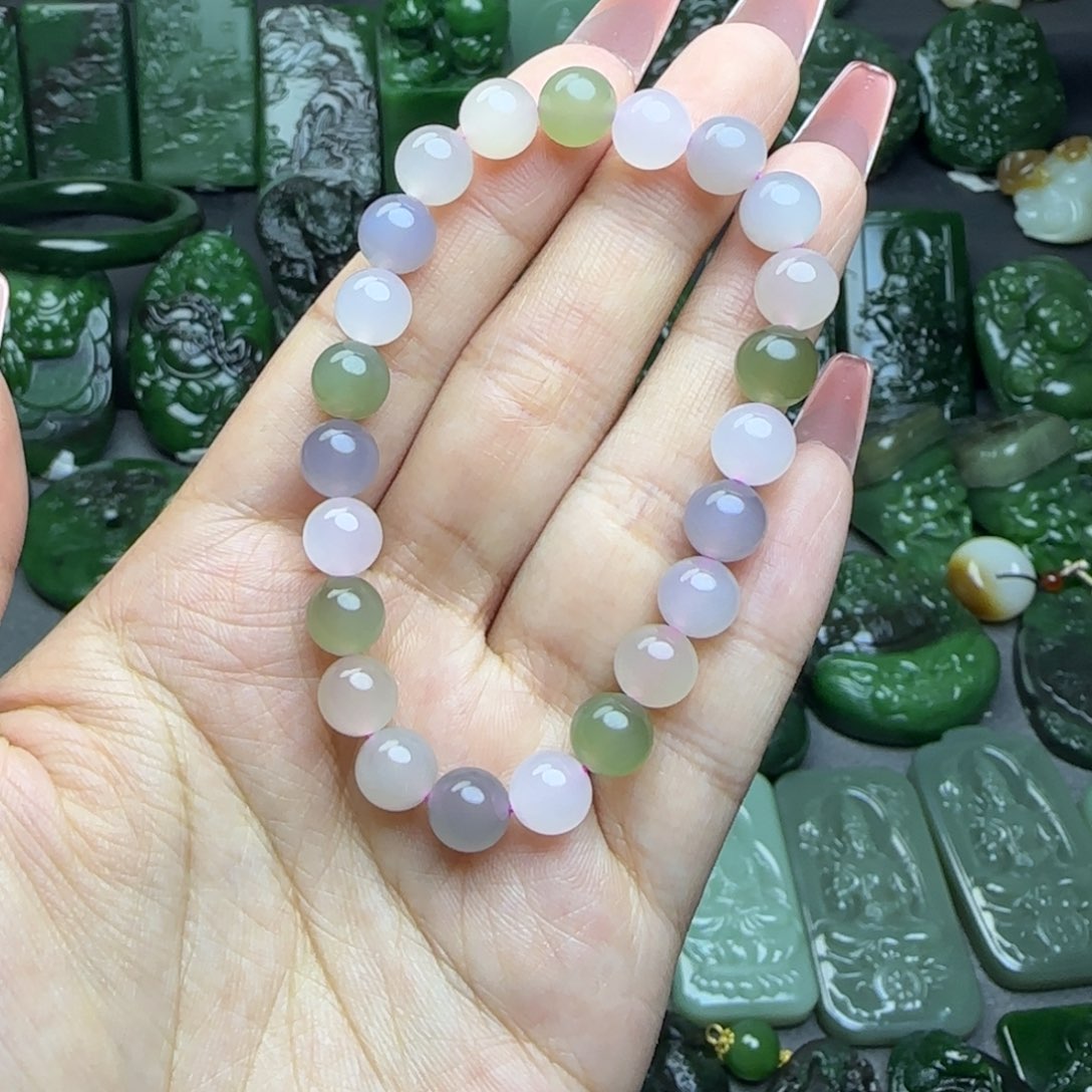 和田玉手串未镶嵌