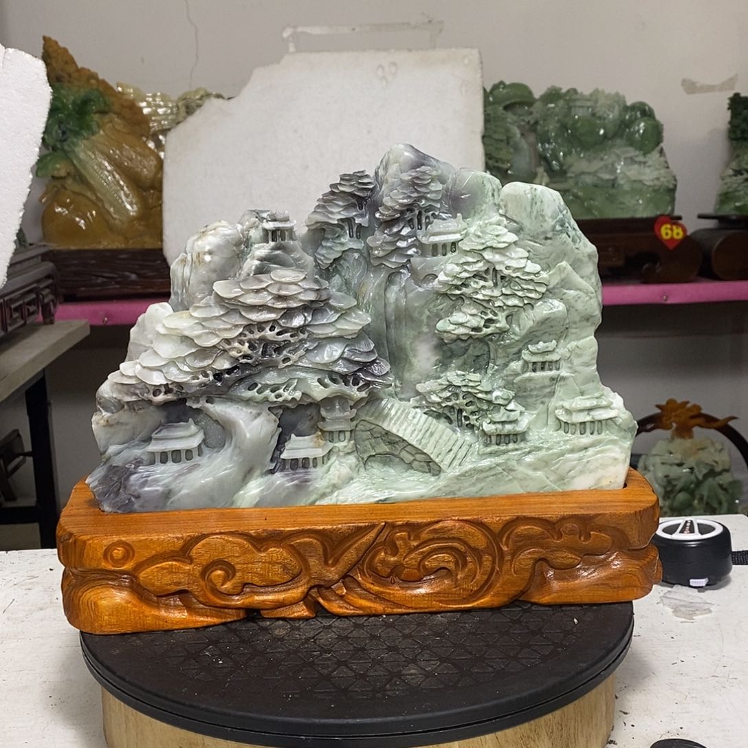 牧***歌玉玉未镶嵌居家摆件