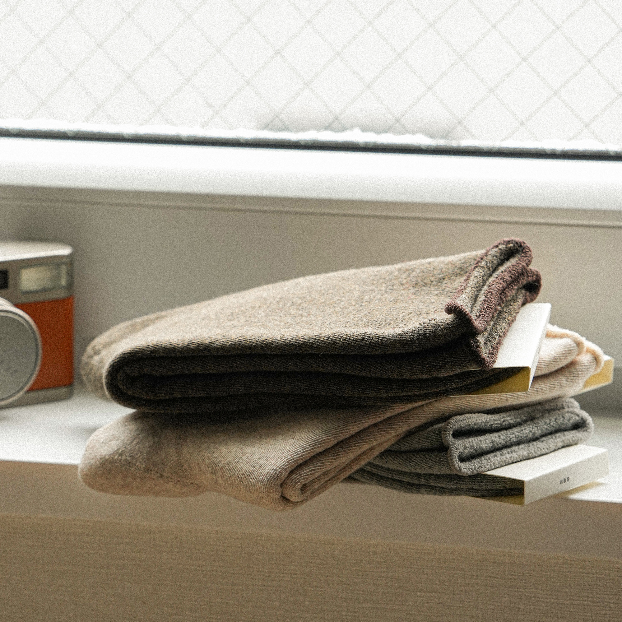 【3双装】Beeff 无压松口袜 空气毛圈保暖男女秋冬长袜 孕妇月子袜