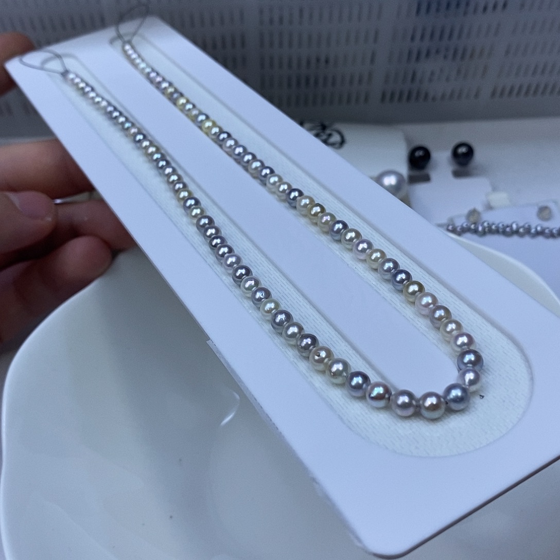 海水珍珠颈饰银S925镶嵌