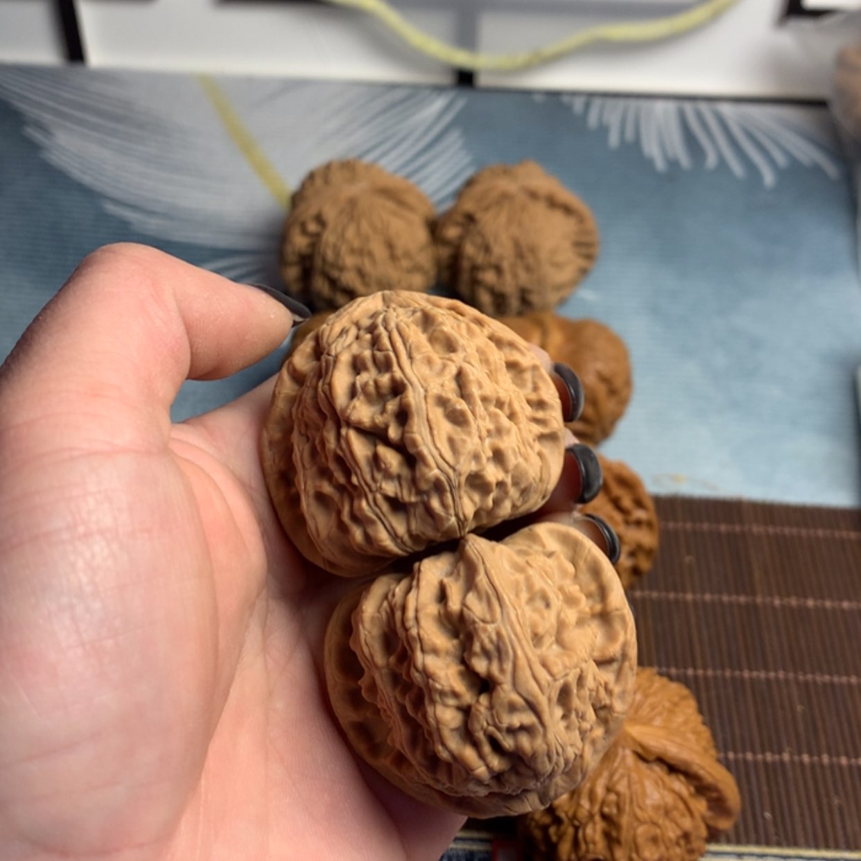 【闪购商品】文玩核桃吊坠睿*萌白狮