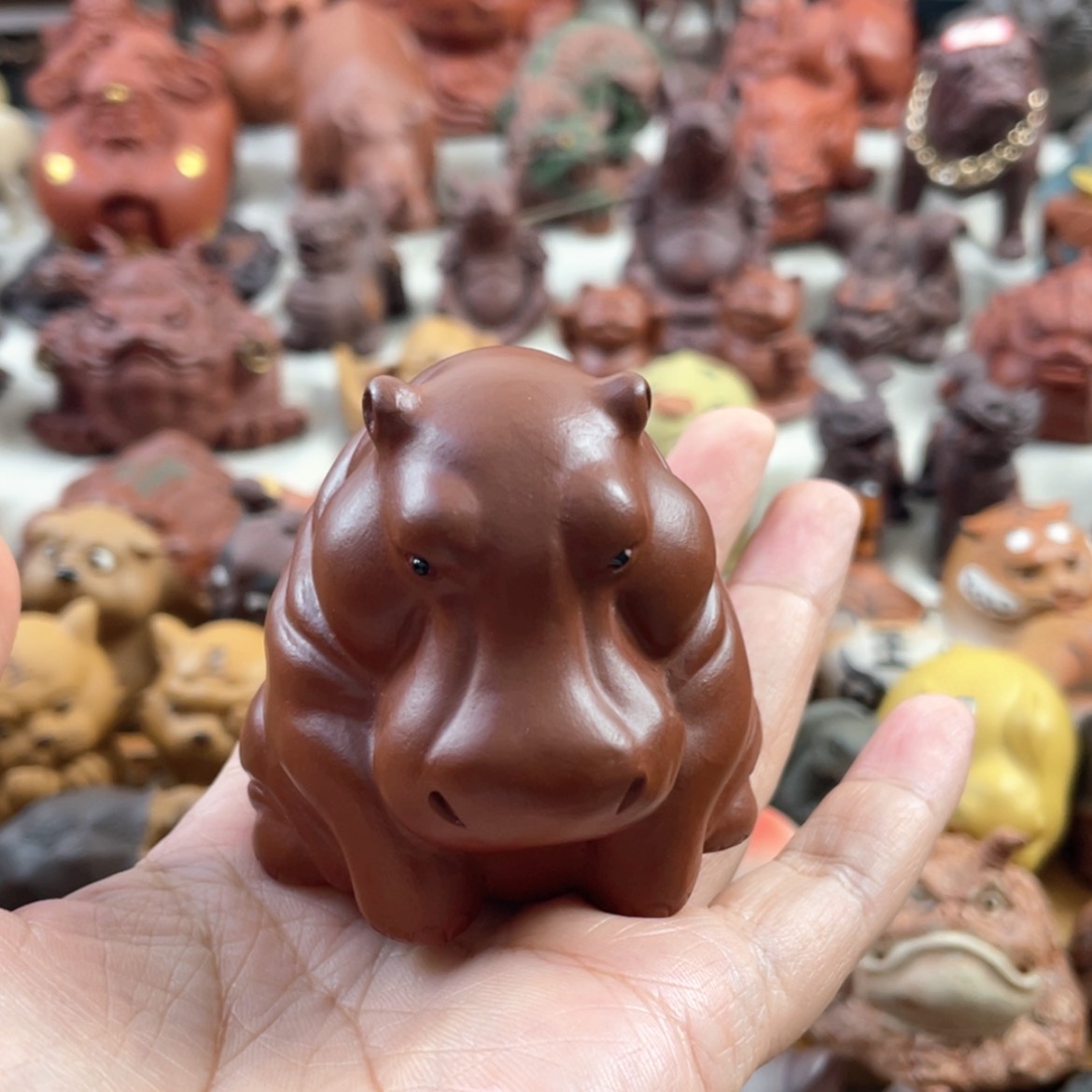 【闪购商品】紫砂茶宠紫砂河马