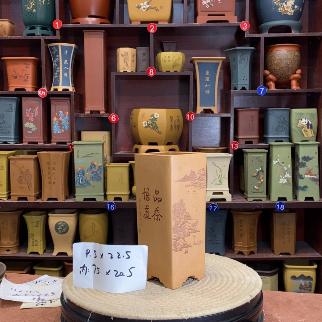 紫砂花盆紫砂艺术