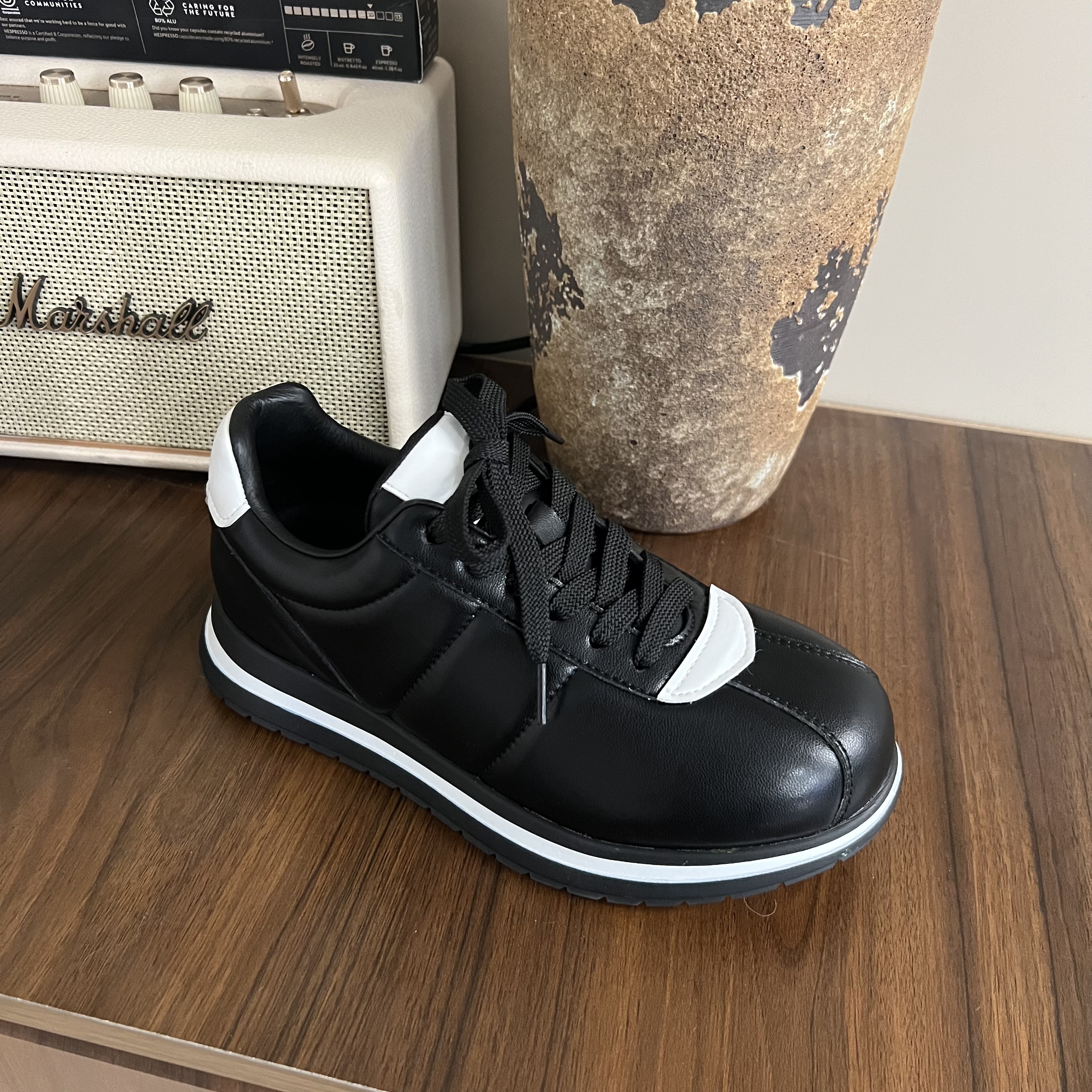 【周大米】 厚底阿甘鞋女复古显瘦小白鞋松糕底增高休闲鞋百搭鞋