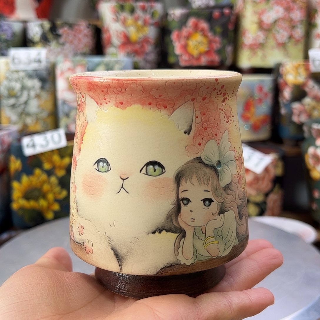 景德镇陶瓷花盆景德镇陶瓷花盆