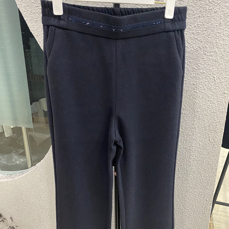 2025年爆款微喇叭妈妈裤子时尚洋气休闲百搭30-35加厚