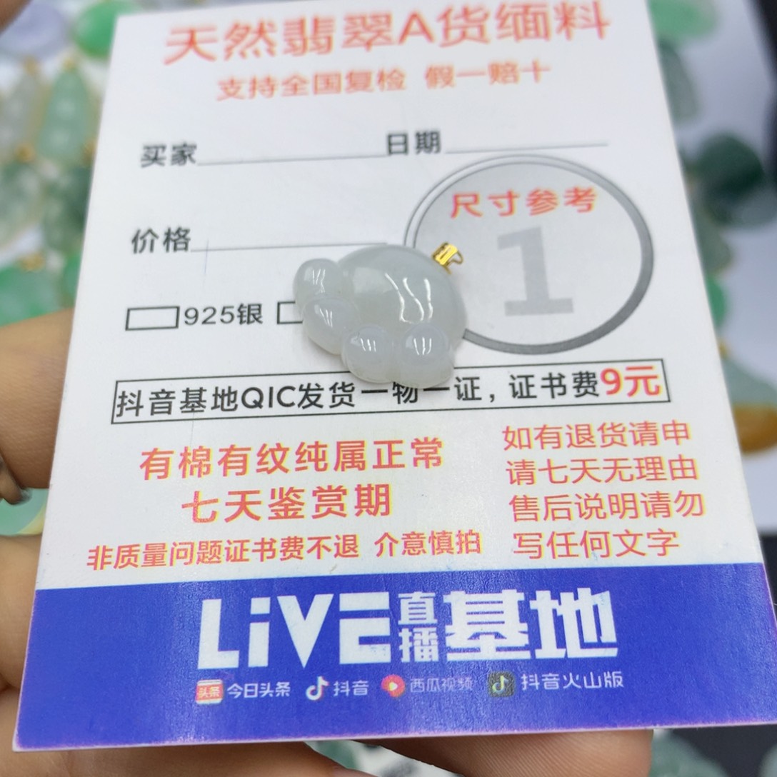 翡翠颈饰未镶嵌翡翠