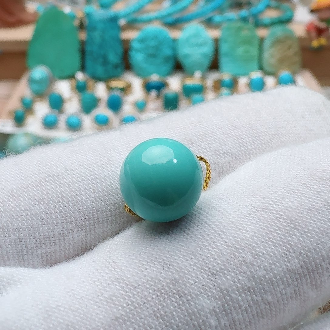 绿松石未镶嵌配饰