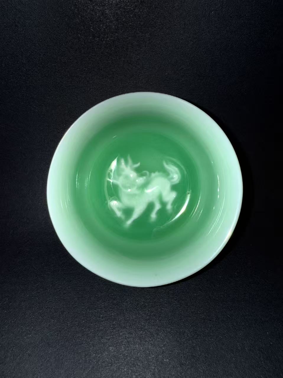 龙泉青瓷功夫茶具主人杯纯手工