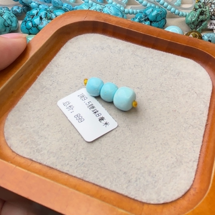 绿松石未镶嵌颈饰