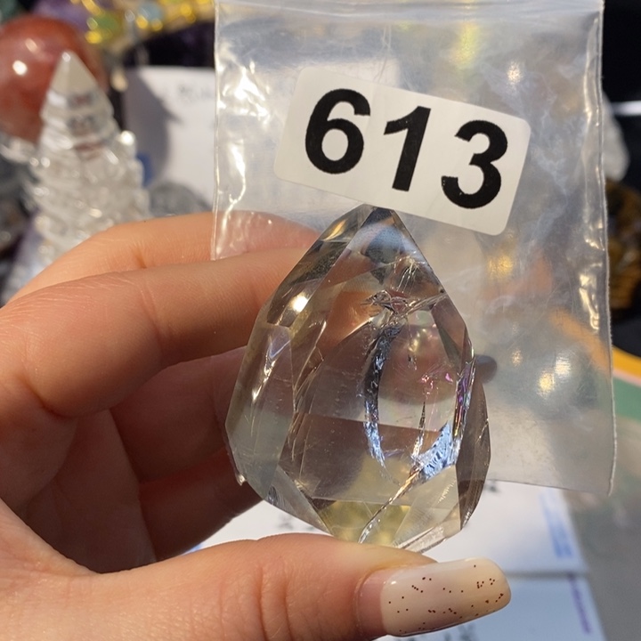 水晶未镶嵌珠宝半成品