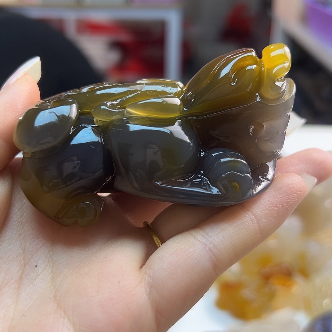 玛瑙/玉髓未镶嵌吊坠(不含链)