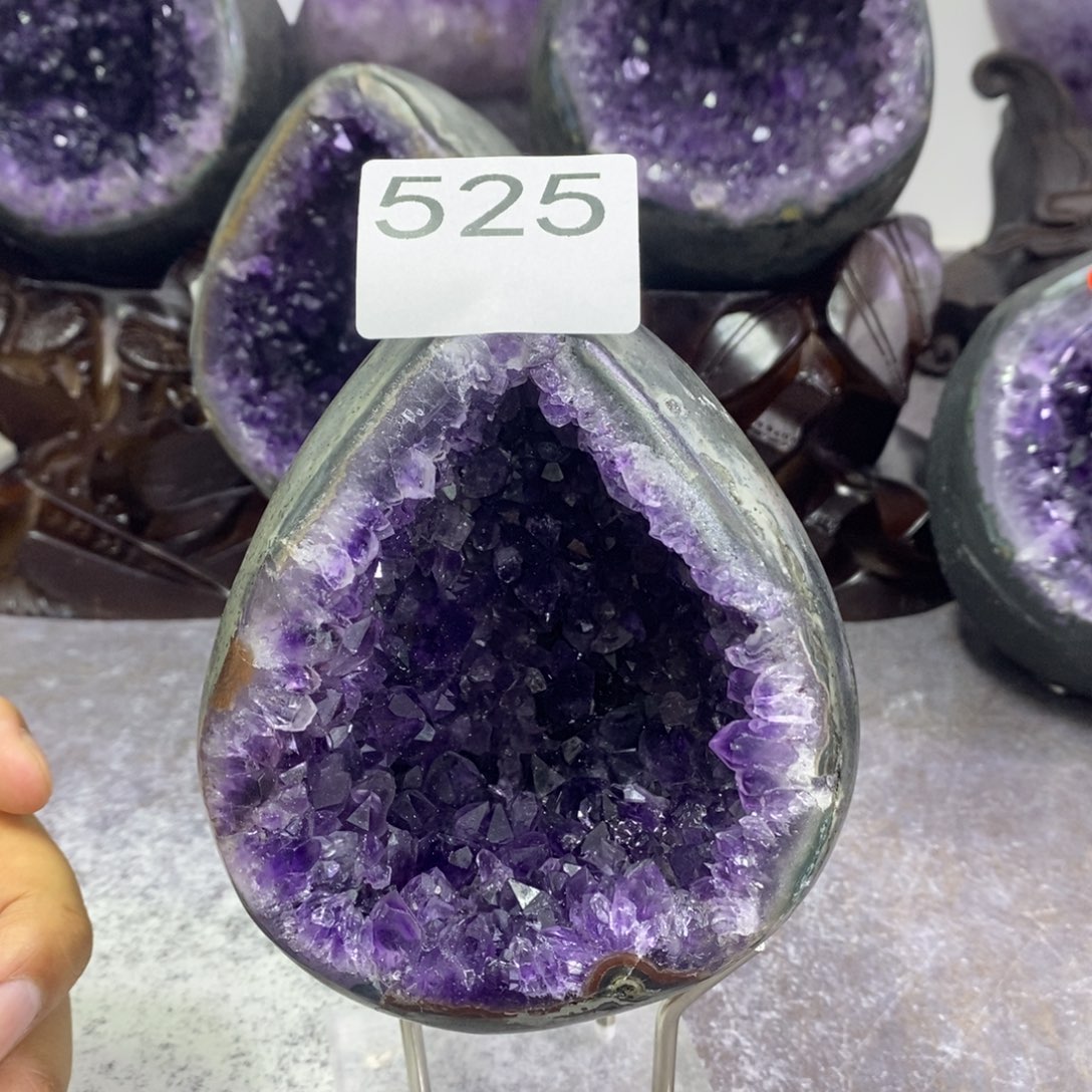 未镶嵌珠宝半成品紫晶525