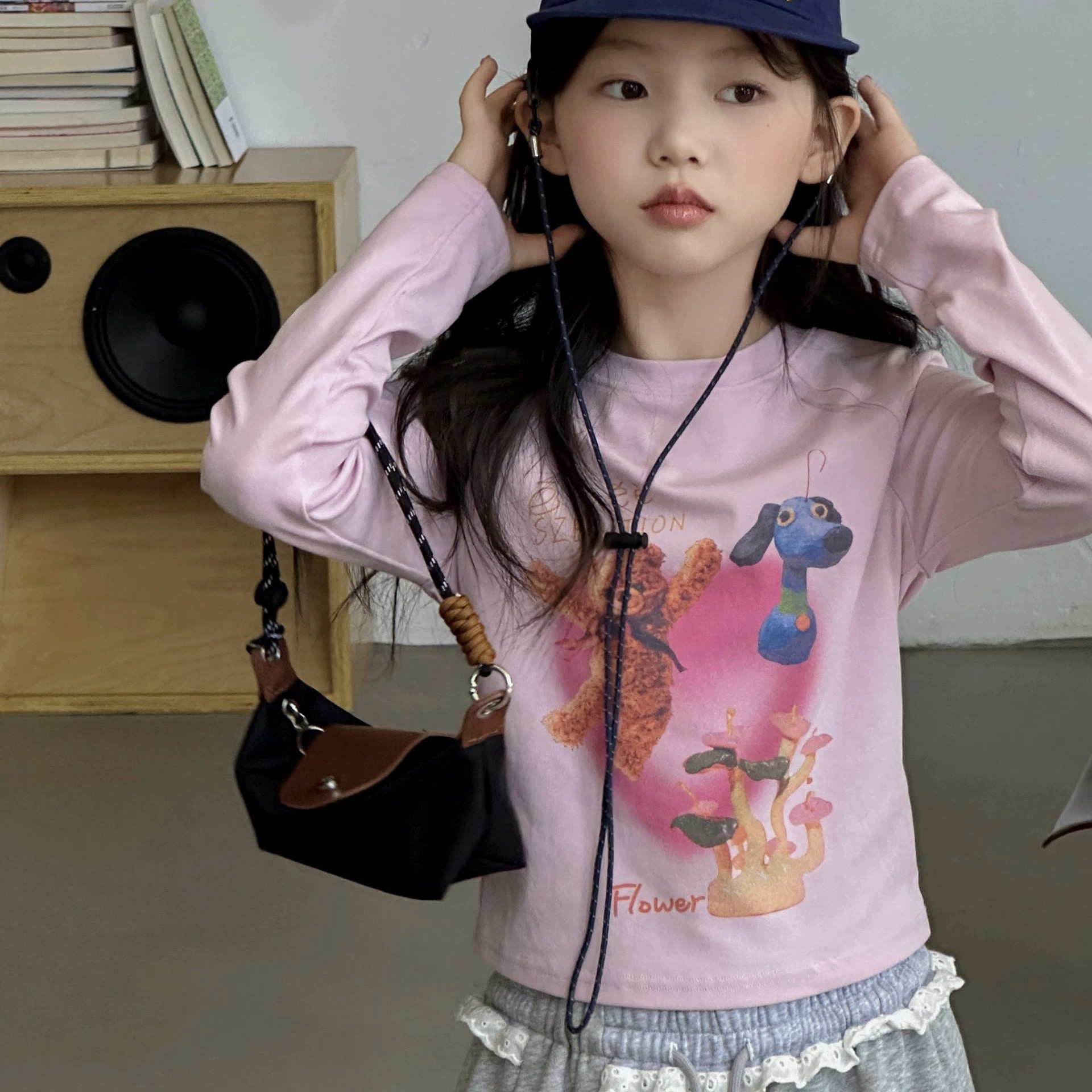 513童装卡腰长袖T