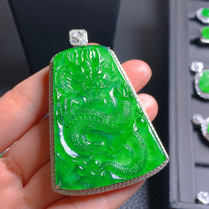 【闪购商品】翡翠颈饰银S925镶嵌亦*号吊坠